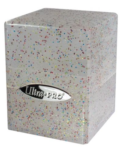 Cărți de joc Ultra Pro Satin Cube - Glitter Crystal (100+ buc.) - 1